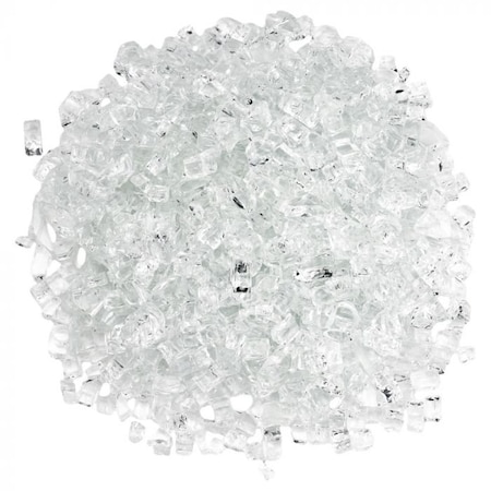 American Fire Glass 1/2 in Starfire Fire Glass - 10 Lb Bag AFF-STFR12-10